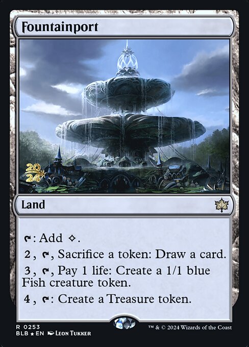 Fountainport from Bloomburrow Promos