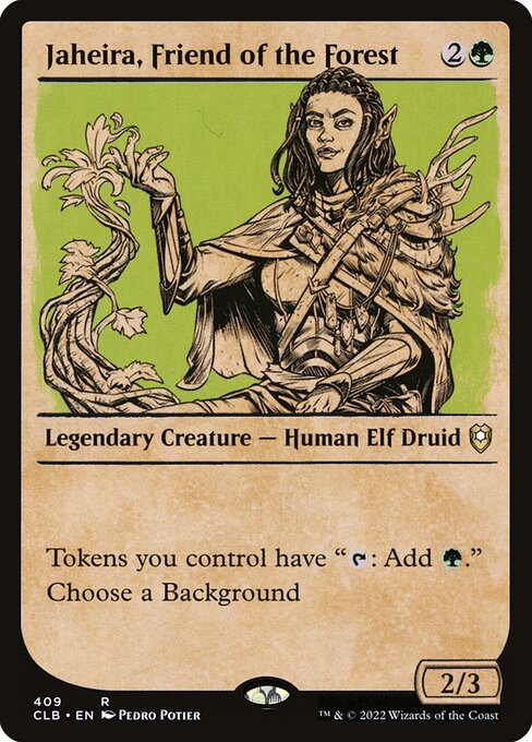 Jaheira, Friend of the Forest from Commander Legends: Battle for Baldur's Gate