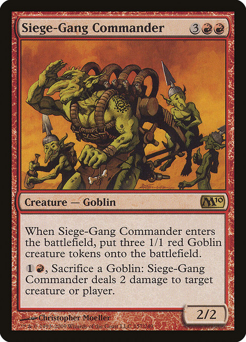 Siege-Gang Commander from Magic 2010