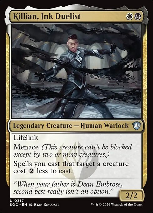 Killian, Ink Duelist from Secrets of Strixhaven Commander