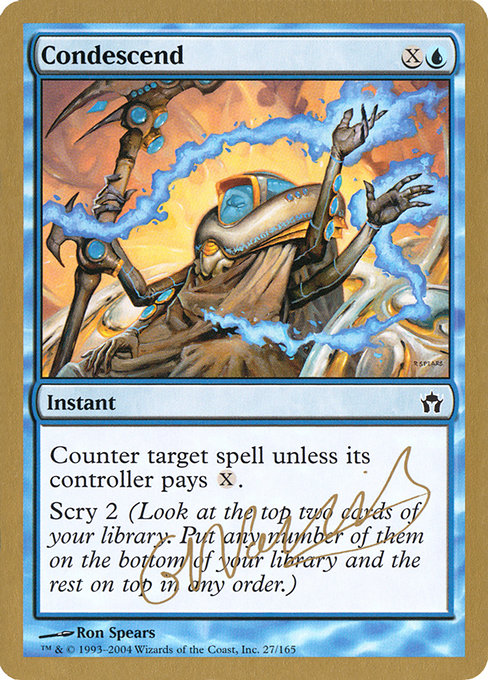 Condescend from World Championship Decks 2004