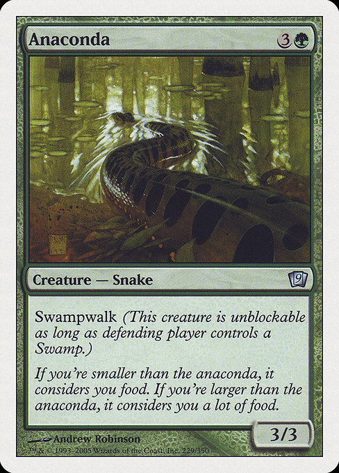 Anaconda highlighted card art