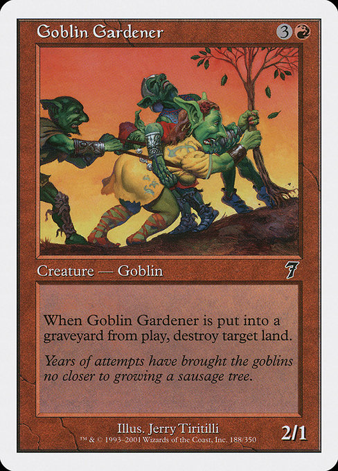 Goblin Gardener from Seventh Edition