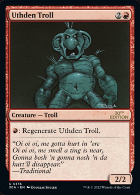 Uthden Troll highlighted card art