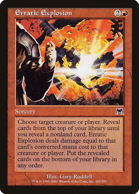 Erratic Explosion from Onslaught