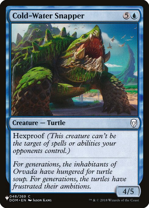 Cold-Water Snapper highlighted card art