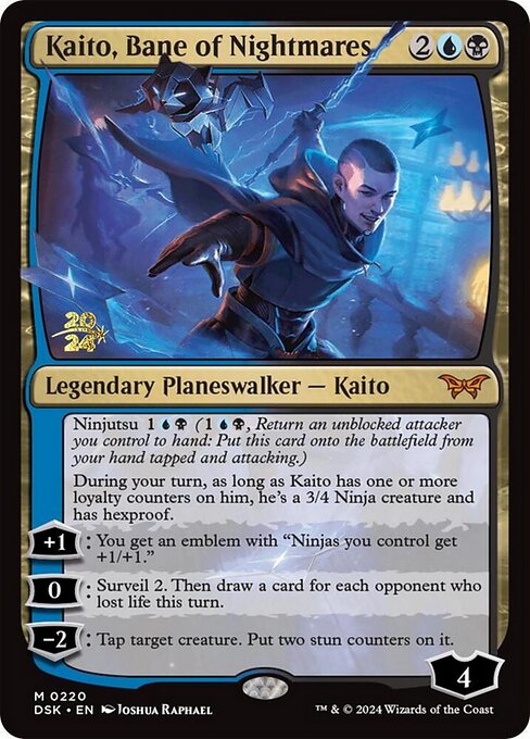 Kaito, Bane of Nightmares from Duskmourn: House of Horror Promos