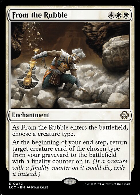 From the Rubble from The Lost Caverns of Ixalan Commander