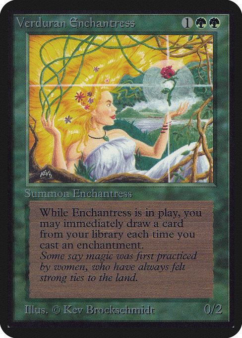 Verduran Enchantress from Limited Edition Alpha
