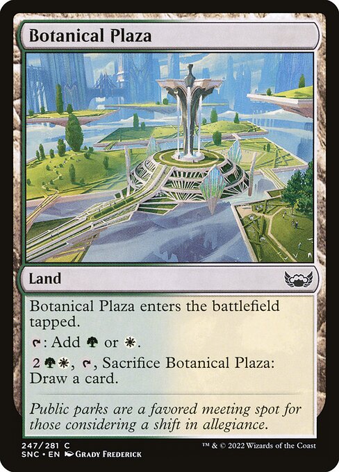 Botanical Plaza highlighted card art
