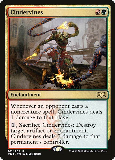 Cindervines from Ravnica Allegiance