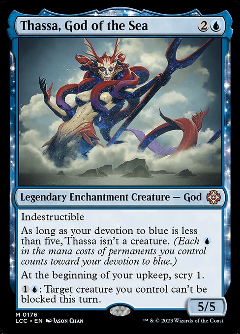 Thassa, God of the Sea from The Lost Caverns of Ixalan Commander