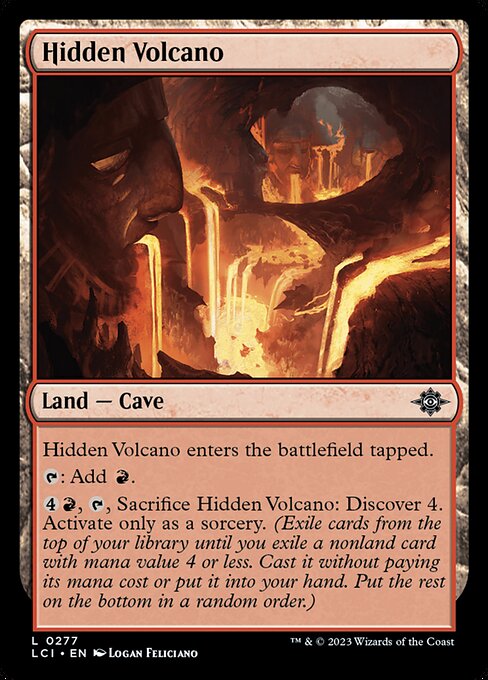 Hidden Volcano highlighted card art