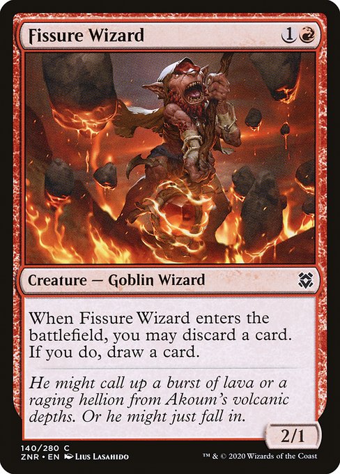 Fissure Wizard from Zendikar Rising