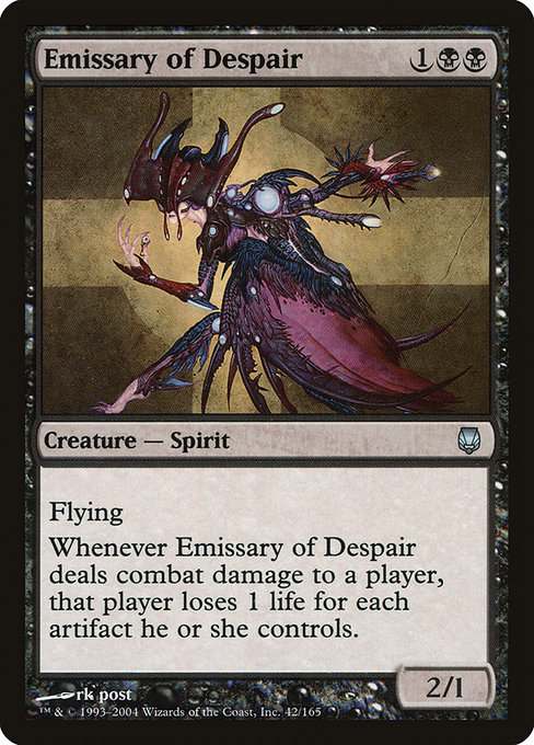 Emissary of Despair highlighted card art