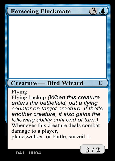 Farseeing Flockmate highlighted card art