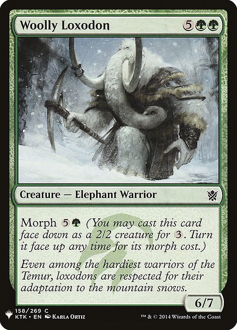 Woolly Loxodon highlighted card art