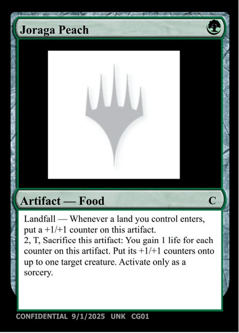Joraga Peach highlighted card art