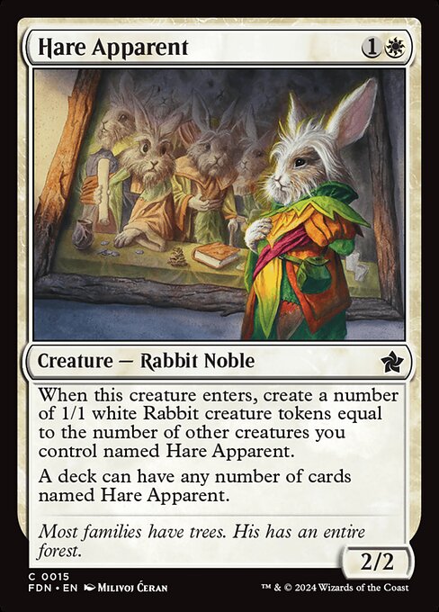 Hare Apparent highlighted card art