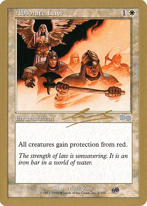 Absolute Law highlighted card art