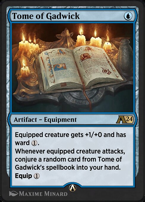 Tome of Gadwick highlighted card art