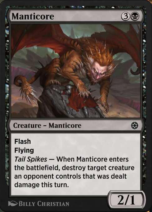 Manticore highlighted card art