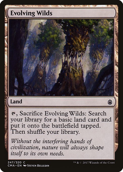 Evolving Wilds from Commander Anthology