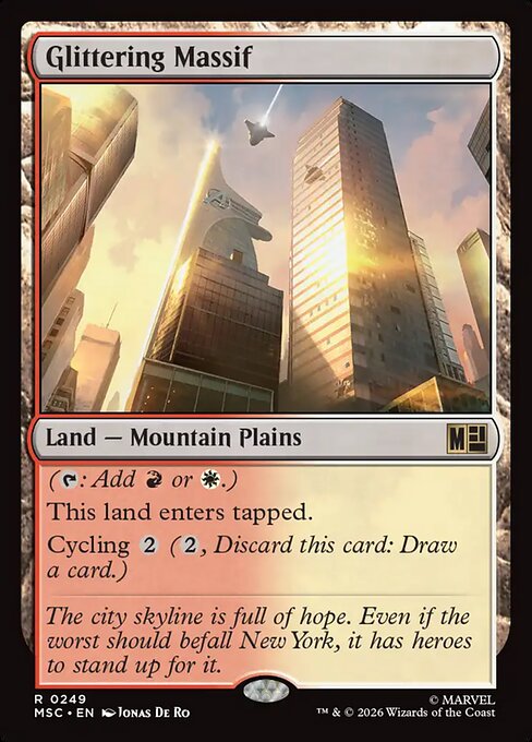 Glittering Massif from Marvel Super Heroes Commander