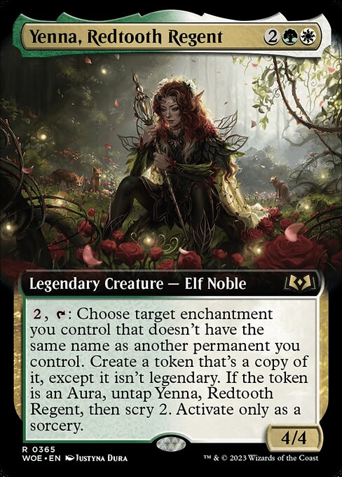Yenna, Redtooth Regent highlighted card art