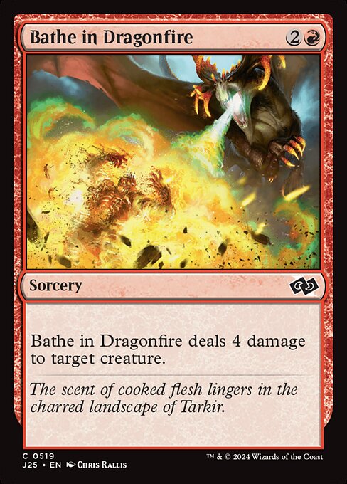 Bathe in Dragonfire highlighted card art