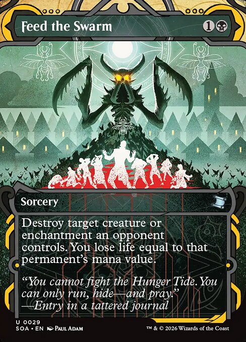 Feed the Swarm highlighted card art