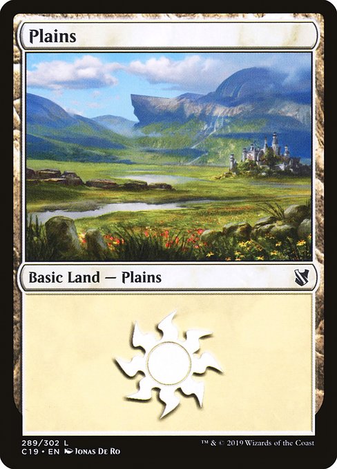 Plains from Commander 2019