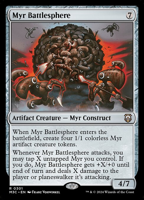 Myr Battlesphere from Modern Horizons 3 Commander