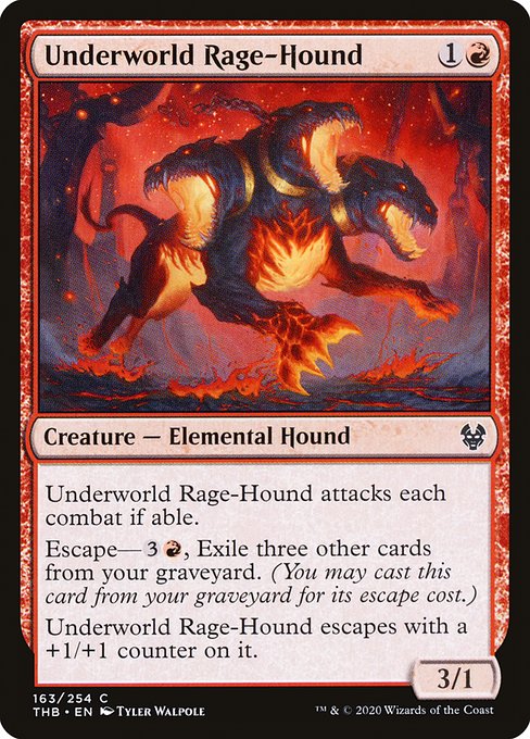 Underworld Rage-Hound highlighted card art