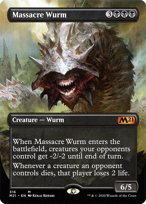Massacre Wurm from Core Set 2021