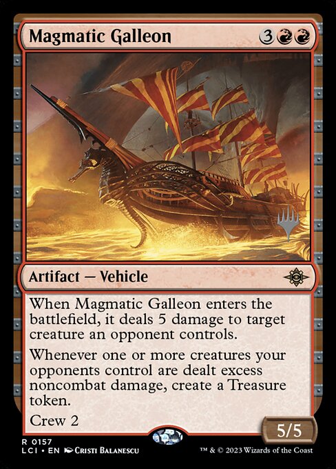 Magmatic Galleon from The Lost Caverns of Ixalan Promos
