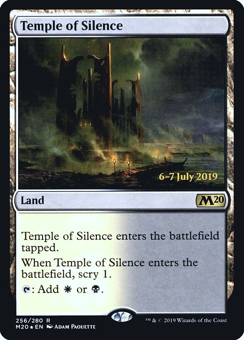 Temple of Silence from Core Set 2020 Promos