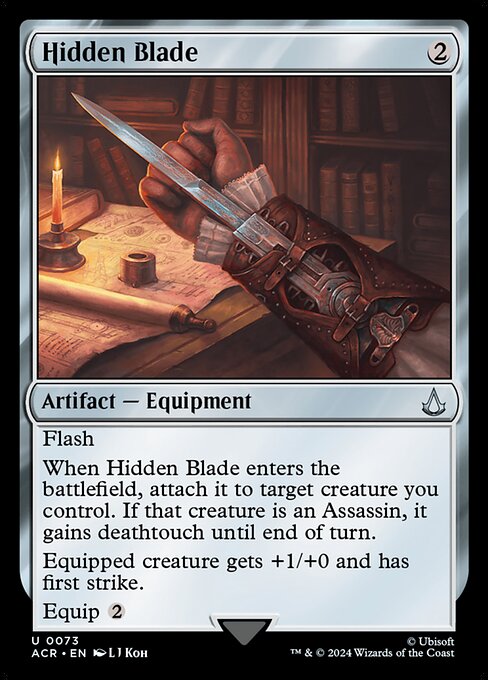 Hidden Blade highlighted card art