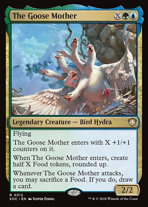 The Goose Mother from Secrets of Strixhaven Commander
