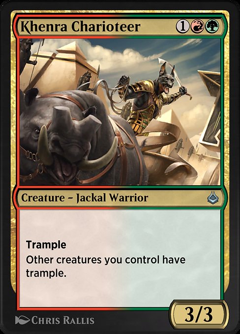 Khenra Charioteer highlighted card art