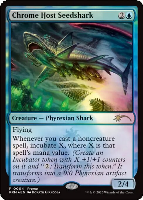 Chrome Host Seedshark highlighted card art