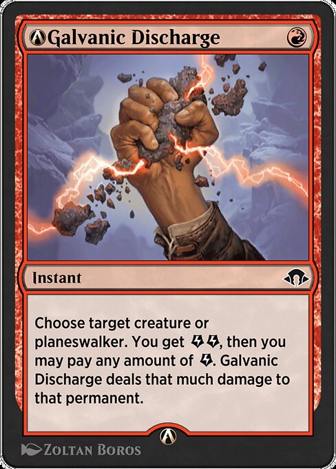A-Galvanic Discharge highlighted card art