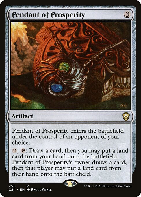 Pendant of Prosperity highlighted card art