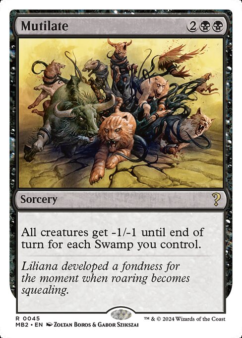 Mutilate highlighted card art