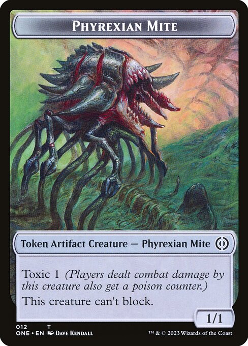Phyrexian Mite from Phyrexia: All Will Be One Tokens