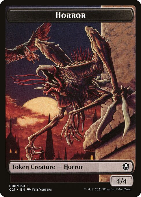 Horror highlighted card art