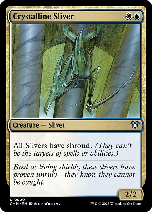 Crystalline Sliver highlighted card art