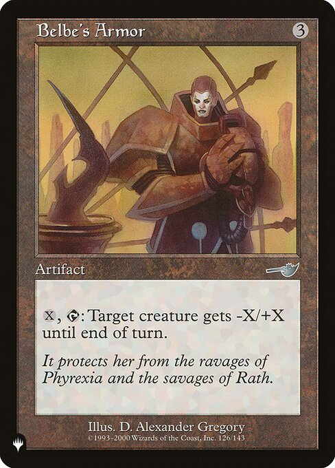 Belbe's Armor highlighted card art