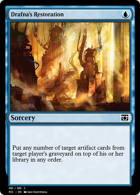 Drafna's Restoration highlighted card art
