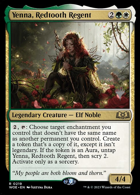 Yenna, Redtooth Regent from Wilds of Eldraine Promos